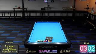 Double Kiss Pool Hall Pattaya Saturday 9 Ball Table 1 (7/9/24)