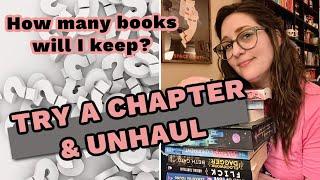 Try a Chapter & Unhaul: How Many Books Will I Keep? (#3)