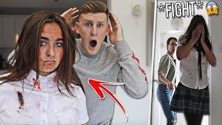 14 YEAR OLD SISTER GOT BEATEN UP PRANK ON MUM!! *PROTECTIVE*