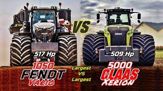 Fendt 1050 Vario VS Claas 5000 Xerion [Monster VS Monster] Which comes first? (Ultimate comparison)