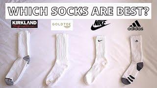 The ULTIMATE White Crew Socks Guide - Comparing Kirkland, Gold Toe, Nike and Adidas Socks