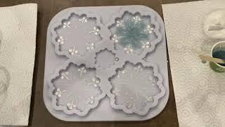 #72 Winter is coming - Gorgeous Snowflake ️ Coasters