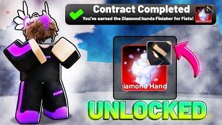 This PRO Unlocked The DIAMOND HANDS Finisher In Roblox Rivals..