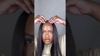 Transformation with clip-in human hair extensions 