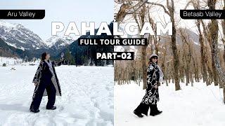 12 Hours In Pahalgam Tour Guide | Aru Valley | Betaab Valley | Pahalgam Budget | Kashmir | Part 02