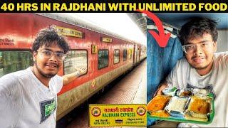 Dibrugarh Town - New Delhi Rajdhani Express Journey in Monsoon With Food Review *Yeh aap mat karna*