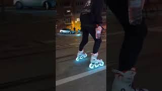 AMAZING LUMINOUS WHEEL️#skating #luminous#trending salmanayubsk#reaction