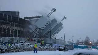 Beaver Stadium Press Box Demolition