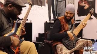 NAMM 2017 Gallien Krueger Booth BASS JAM! Daric - Bubby - Justin ~ GK PLEX DEMO