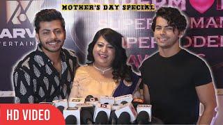 Siddharth Nigam, Abhishek Nigam arrives With Mother Vibha Nigam at SUPERMOM AWARDS 2022