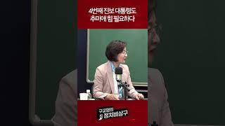 4번째 진보 대통령도 추미애 힘 필요하다
