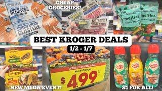 BEST KROGER DEALS | EASY COUPONING DEALS TO SAVE MONEY ON GROCERIES & HOUSEHOLD ITEMS | 1/2 - 1/7