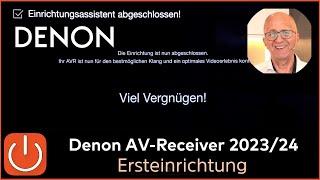 ERSTEINRICHTUNG Denon AV-Receiver 2023/24 - THOMAS ELECTRONIC Hamburg