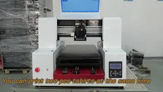 【AntPrint】AP-T3 Show Industry speed tshirt printer with double epson 4720 print heads