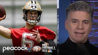 Saints’ QB room: Tyler Shough, Spencer Rattler, Jake Haener | Pro Football Talk | NFL on NBC