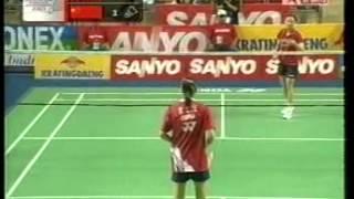 Badminton 2003 Indonesia Open Woman's Single Finals - Wang Chen vs. Xie Xinfang