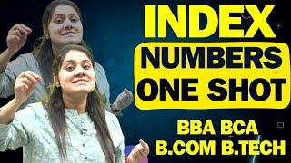 Index Numbers one shot|Statistics|Business statistics|BBA|BCA|B.COM|B.TECH|Dream Maths