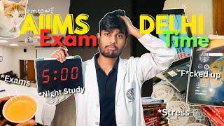 I SLEPT ONLY 1 hr  for EXAM  MBBS EXAM EXPERIENCE  NO SLEEP  NIGHT STUDY #aiims #aiimsdelhi