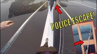 CRAZY BRIDGE CLIMB! *POLICE ESCAPE*