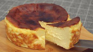 Basque Burnt Cheesecake [Super Creamy & Easy]