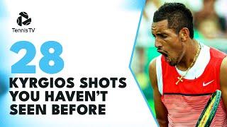 28 CRAZY Nick Kyrgios Shots You Haven't Seen Before 