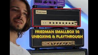 Friedman Smallbox 50 unboxing and playthrough (Boss-SD1, RYRA Klon)