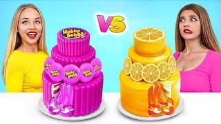 Rich vs Broke Cake Decorating Challenge | Eating Expensive VS Cheap Food by Turbo Team