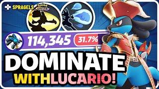 Power Up Punch Lucario Is The Top Lane Captain! | Pokemon Unite