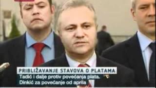 Tadić i Dinkić saglasni o platama