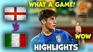 England v Italy | U17 Euro Championship | Highlights 30-05-2024