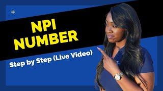 NPI Number l Step by Step Instructions