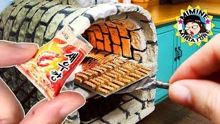 미니어처 진짜 요리새우를 잡아서 새우깡을 만들자 Real Miniature Cooking- Shrimp Cracker/miniature food