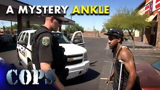 Suspect With "Broken Ankle" Flees on Foot - Traffic Stop | Cops TV Show