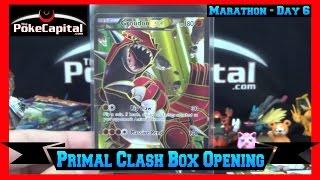 Pokemon Cards - Booster Box Opening Marathon Day 6 - XY Primal Clash Box