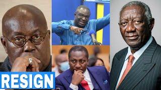 BREAK! Nana Addo To Resign, NPP MPs Beg J. A Kuffour To Help Collapse NPP