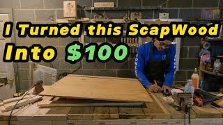 I Turned This 33x24 Scrap Plywood into $100 – Here’s How