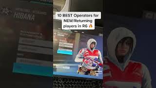 10 BEST Operators For New/Returning R6 Players #Shorts