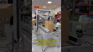 Flaps folding carton sealer #cartonsealer #casesealer #packingmachine #shorts