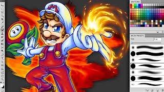 Speedpaint | Fire Mario