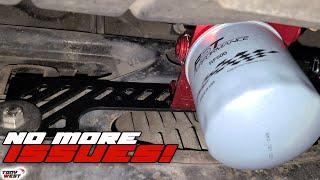 400+ FD RX-7 Fuel system upgrade Part 2 - Fuel filter relocation and fuel pump rewire
