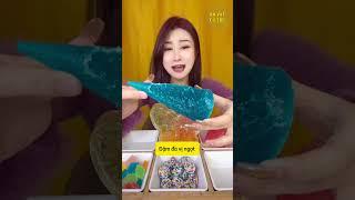 Thử thách ăn các loại kẹo ngọt nhiều màu sắc #shorts #food #anvat #mukbang