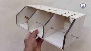 صنع صندوق الحمام المشبوك لصيد الصقور/Make a dove box for hunting hawks