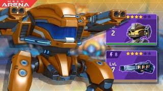 Zephyr with Ember Gun 8  |Stun & Burn! | Mech Arena