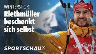 Biathlon: Danilo Riethmüller holt erstes Weltcup-Podest | Sportschau