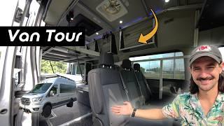 Tour Of The Ultimate Transformable Camper Van With Murphy Bunk Beds