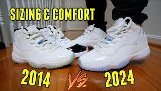 HONEST TRUTH JORDAN 11 LEGEND BLUE 2014 vs 2024 SIZING & COMFORT