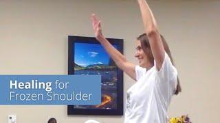 Watch this woman's Frozen Shoulder heal in minutes!