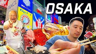 OSAKA FOOD TOUR: What to Eat & MUST Try Dishes!! 