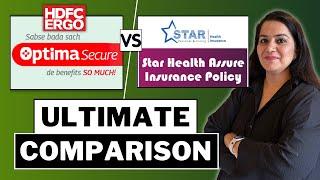 HDFC ERGO Optima Secure VS Star Health Assure Plan | WHICH ONE IS BETTER ?  | Gurleen Kaur Tikku