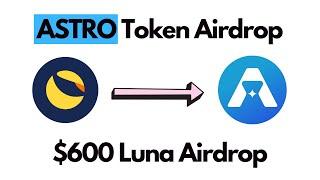 How to use Astroport Protocol | ASTRO Token Airdrop | Terra LUNA